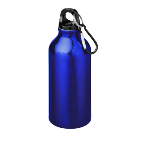 Oregon 400 Ml Aluminium Metal Water Bottle With Carabiner In Blue